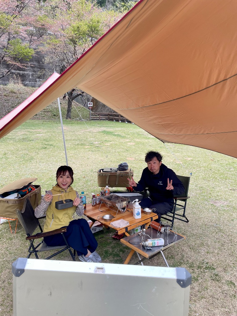 キャンプ取材